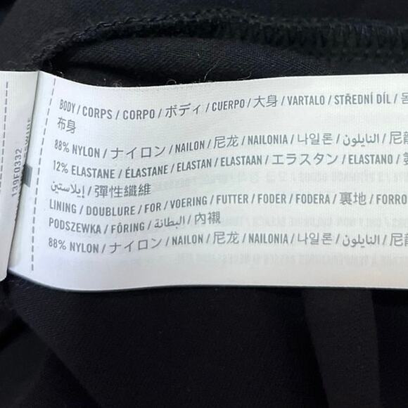 Abercrombie & Fitch Women's Black Cutout Long Sleeve Thong Bodysuit Top Size S - Picture 5 of 5